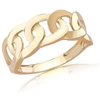 9ct Curb Chain Style Ring