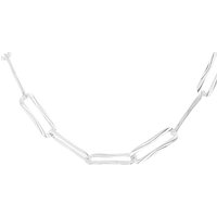 Sterling Diamond Cut Paper Chain INCH