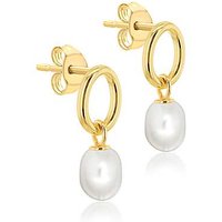 9ct Baroque Pearl Drop Earrings