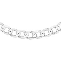 Sterling Flat Curb Chain INCH