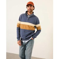Brooke Block Sweatshirt Denim Blue