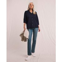 Slim Fit Mid Rise Jean Denim Blue