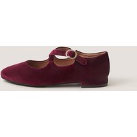 Dana Velvet Mary Jane Flats
