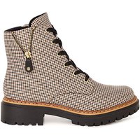 Glaisdale Ankle Boots Beige Black 1 2