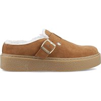 Blanche Fur Mule