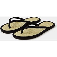 Plain Seagrass Flip Flops