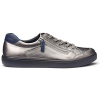 Chase II Wide Fit Deck Shoe Pewter French 1 2