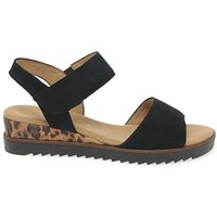 Raynor Sandals Suede Leopard