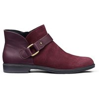 Linton Wide Fit Ankle Boot Dark Cherry 1 2