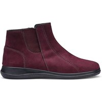 Alderley Wide Fit Ankle Boot Dark Cherry