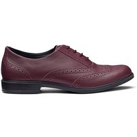 Echo Wide Fit Brogue Dark Cherry 1 2