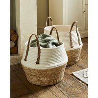 Julipa Set of Two Natural Belly Basket at JD Williams Catalogue Julipa Set of Two Natural Belly Basket.