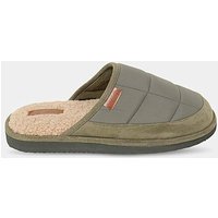 Quilted Mule Slipper Khaki Khaki Green