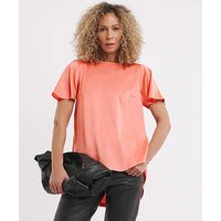 Jersey Back Satin Top Soft