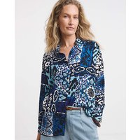 Scarf Print Shirt Print JD Williams