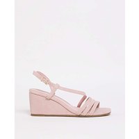Strippy Wedge Sandal EEE Fit Dusky