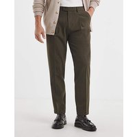 Tapered Pleat Front Trouser