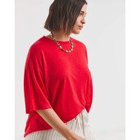Slub Jersey Slouchy T Shirt