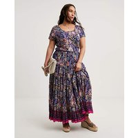 Boho Border Dress