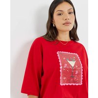 Merry Martini Graphic T Shirt