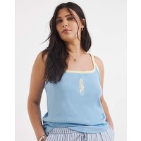 Embroidered Seahorse Vest Soft