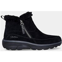 Easy Going Zip Boots Wide Fit