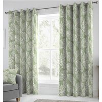 Fusion Matteo Eyelet Curtains & x 137cm