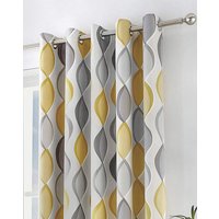 Fusion Lennox Eyelet Curtains x 137cm
