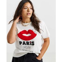 Paris Lips Graphic T Shirt