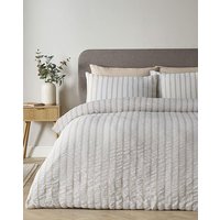 Seersucker Duvet Set Double