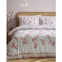 Blossom Flower Duvet Cover Set KING