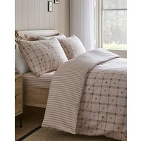 D & D Cottage Check Duvet Cover Set & KING