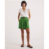 Textured Belted City Shorts JD Williams