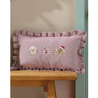 CL Xmas Gingerbread Striped Cushion 30X50