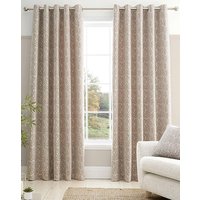 Chenille Leaves Curtains x 183cm
