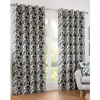 Sundour Rutland Eyelet Curtains Atlantic x 137cm