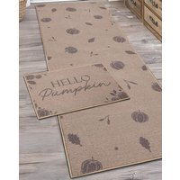 Hello Pumpkin Runner Doormat Set