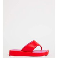 Volume Toe Post Sandals Wide