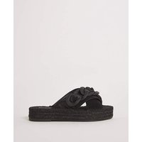 Flatform Espadrille Sandals Ex Wide