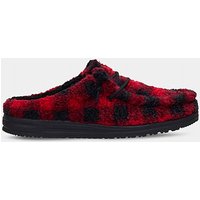 Wally Buffalo Plaid Slipper Red Black