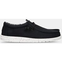 Wally Stretch Canvas Shoe Black White