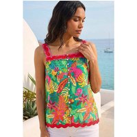 Floral Ric Rac Cami Top