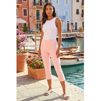 Cropped Stretch Trouser Light