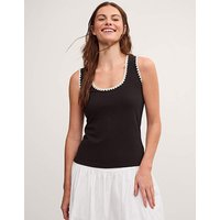 Teri Contrast Stitch Jersey Top