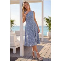 Embroidered Midi Dress