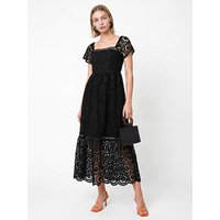 Floral Lace Midaxi Dress