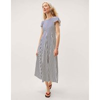 Shola Stripe Jersey Maxi Dress