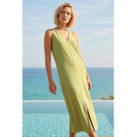 Soft Pique Stretch Midi Dress
