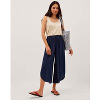 Teri Drawstring Culotte Trousers