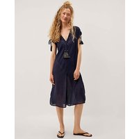 Mia Tassel Stripe Midi Kaftan